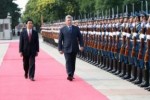 Ceremonia de recibimiento al primer vicepresidente de los Consejos de Estado y de Ministros de la República de Cuba, Miguel Díaz-Canel Bermúdez.