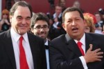 El cineasta Oliver Stone y el Presidente de Venezuela Hugo Chávez.