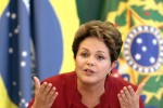 Dilma Rousseff, presidenta de Brasil.