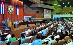 Vista del plenario durante el primer período ordinario de la VIII Legislatura de la Asamblea Nacional del Poder Popular.