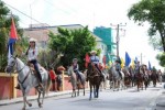 Con un desfile de vaqueras por las calles de Sancti Spíritus comenzó la gran fiesta ganadera.