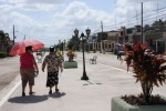 El emblemático paseo de Zaza del Medio fue una de las obras inauguradas con motivo de la efemérides del Moncada. 