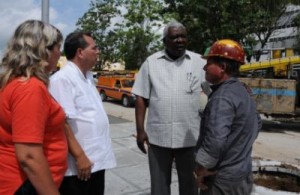 El presidente de la Asamblea Nacional del Poder Popular constató la marcha de importantes obras de sociales en el territorio. 