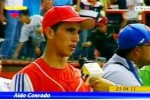 Aldo tiene el mérito de haber participado en el 2011 en el XIV Mundial de la categoría 15-16 años.