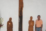 El conjunto escultórico se erige como el primero de su tipo en el ámbito eclesiástico del país creado por un cubano, Jorge Luis Madrigal Castillo.