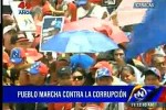 Maduro se sumó a la marcha contra la corrupción convocada por el Gran Polo Patriótico.