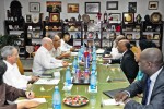 Machado recibió al Secretario General de la SWAPO.