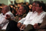 Raúl Castro y otros dirigentes cubanos estuvieron presentes en la gala de homenaje a los Cinco. 