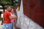 Mural por Los Cinco, obra central de la nueva plaza ubicada en el Instituto Superior Pedagógico Capitán Silverio Blanco Núñez, en Sancti Spíritus.