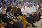 Raúl asistió al acto por el aniversario 27 de la Asociación Hermanos Saíz, como parte del programa del II Congreso de la organización.