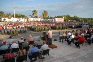 Vista del acto conmemorativo del aniversario 55 de la creación del Frente Norte.