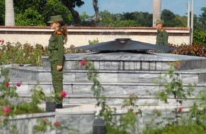 La Llama eterna, en el Complejo Histórico Camilo Cienfuegos, en Yaguajay, lugar donde tendrá lugar el acto por el aniversario 55 de la constitución del Frente Norte de las Villas.