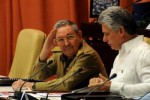 Raúl durante la sesión inaugural del II Período de sesiones de la Asamblea Nacional de Poder Popular. 