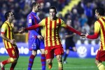 Tres dianas del argentino Cristian Tello sellaron la victoria de los catalanes.