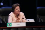 Dilma Roussef durante su intervención en la II Cumbre de la Celac.