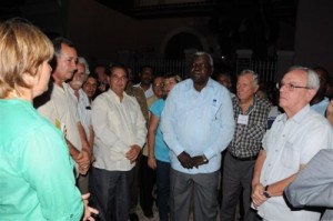 Lazo y el resto de los invitados participaron en la inauguración de obras patrimoniales en el centro histórico y el Valle de los Ingenios.