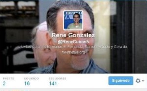 Más de 140 seguidores había ganado en apenas dos horas @ReneCuban5.