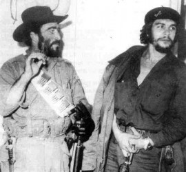 Victor con el Che en Cabaiguán.