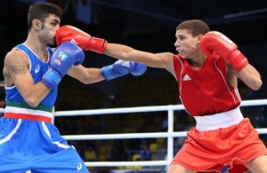 Yosvany Veitia frente al italiano Cappai.