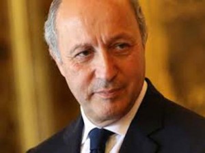 Laurent Fabius, ministro de relaciones exteriores de Francia. 