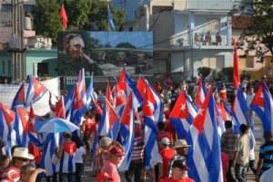 Cada Primero de Mayo se convierte en una marcha proletaria en toda la geografía espirituana.