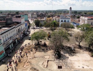 Vista actual del Parque Serafín Sánchez. (foto OHCH).