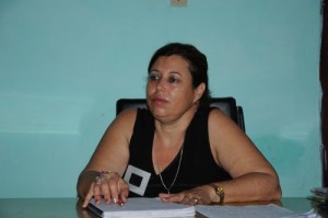 Belkis Díaz Jiménez, secretaria general de la FMC en Sancti Spíritus.