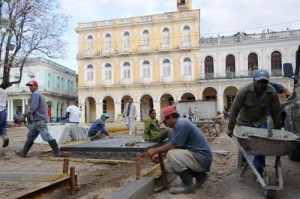 La reparación capital del parque Serafín Sánchez constituye la más importante de las obras que se ejecutan hoy en Sancti Spíritus.