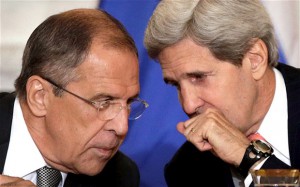 Kerry y Lavrov sostuvieron en Ginebra una primera ronda de conversaciones.