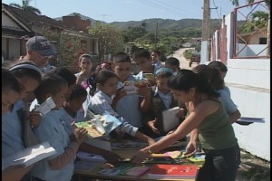 La fiesta de la letra impresa continúa hoy en las montañas de la provincia de Sancti Spíritus.