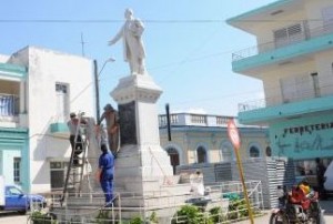 El minucioso trabajo de restauración abarca todas las partes del monumento.