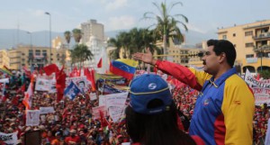 Nicolás Maduro encabezó la celebración obrera.