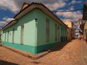 El empedrado de las calles acentúa el ambiente colonial del Centro Histórico.