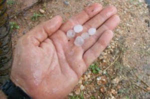 Este 29 de mayo se reportó en la localidad de Zaza del Medio una tormenta local severa con caída de granizos.