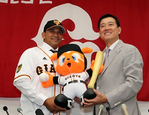 Frederich Cepeda ya está con los Gigantes de Yomiuri. (foto: www.giants.jp)