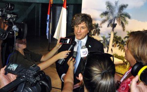 Amado Boudou, Vicepresidente de la República Argentina.