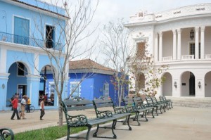 El parque Serafín Sánchez recibió una reparación capital.
