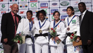 Maria Celia Laborde y Dayaris Mestre lograron el oro y la plata para Cuba en el Grand prix de Judo en La Habana. Foto: Ismael Francisco/Cubadebate.