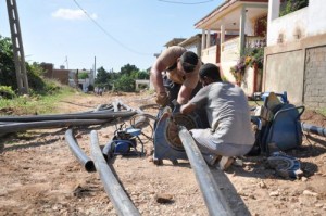 En julio debe entrar en explotación la primera de las tres lagunas para el tratamiento de los residuales de la villa.