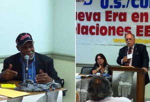 El actor Danny Glover y el abogado José Pertierra estuvieron entre los panelistas de la III Jornada de Solidaridad con los Cinco.