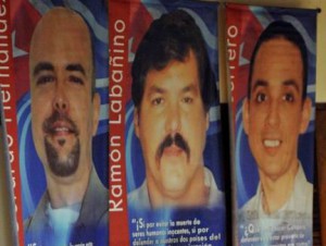 Gerardo, Ramón y Antonio aún permanecen presos en cárceles de estados Unidos.