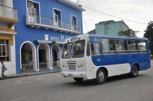 Sancti Spíritus ha sido favorecida con la entrada en circulación de otros cuatro ómnibus marca Diana.