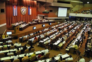 Sesión plenaria del parlamento cubano. Foto AIN