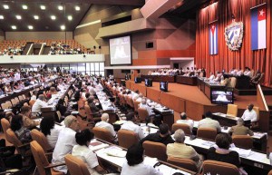 Vista de la sesión ordinaria de la Asamblea Nacional del Poder Popular. Foto AIN