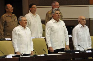 Con la presencia de Raúl Castro Ruz sesiona este sábado en sesión plenaria la Asamblea Nacional del Poder Popular. Foto AIN