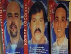 Gerardo Hernández, Ramón Labañino y Antonio Guerrero permanecen injustamente encarcelados.