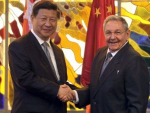 Raúl Castro y Xi Jinping sostienen conversaciones oficiales en La Habana. 