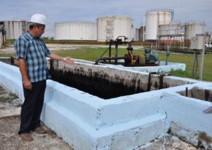La instalación de un censor de nivel en la trampa de residuales previene posibles derrames de hidrocarburo. 