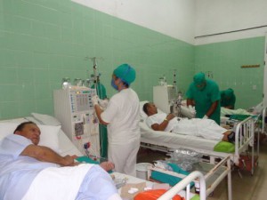 La sala de hemodiálisis del hospital de Yaguajay comenzó a prestar servicios desde el 2004.   