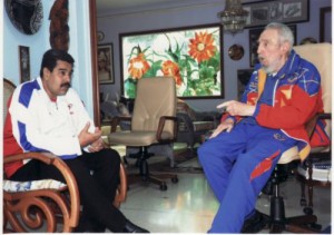 El Presidente de la República Bolivariana de Venezuela, Nicolás Maduro, visitó a Fidel este 19 de agosto.